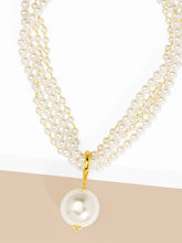 ZENZII LAYERED PEARL NECKLACE
